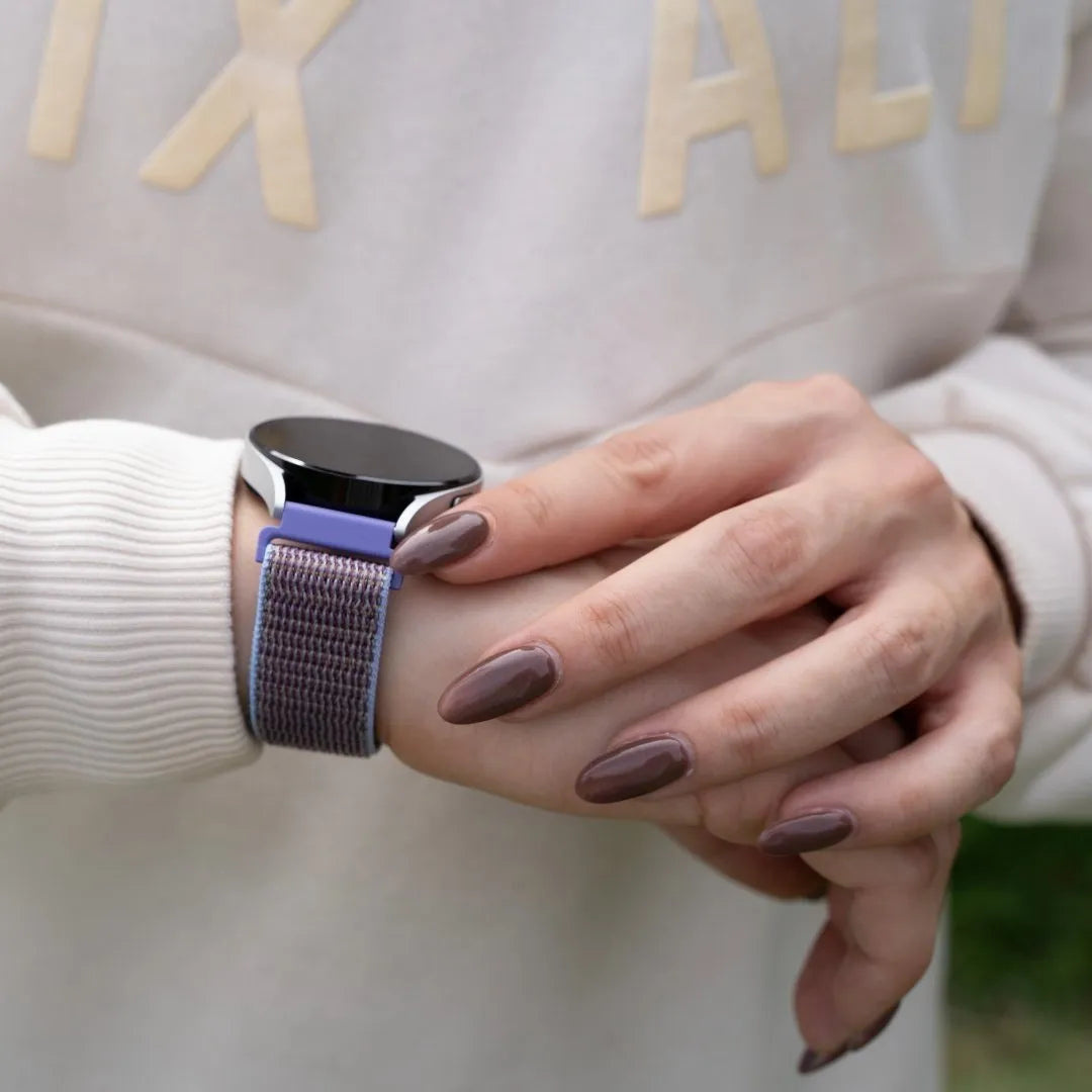 Nylon Strap, lilac, lifestyle photo