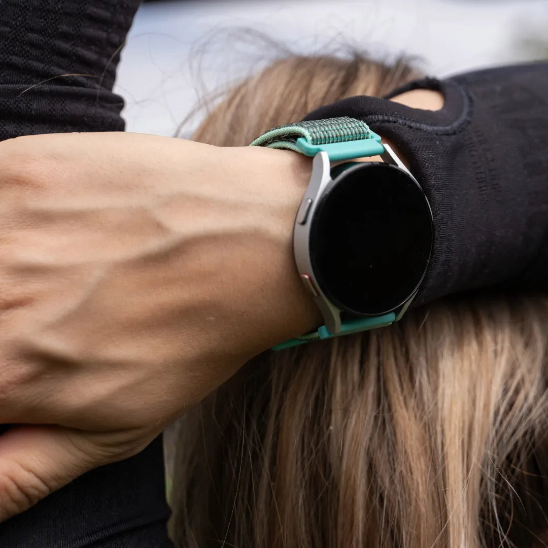 Oppo Watch X3 nylon band (mint groen)