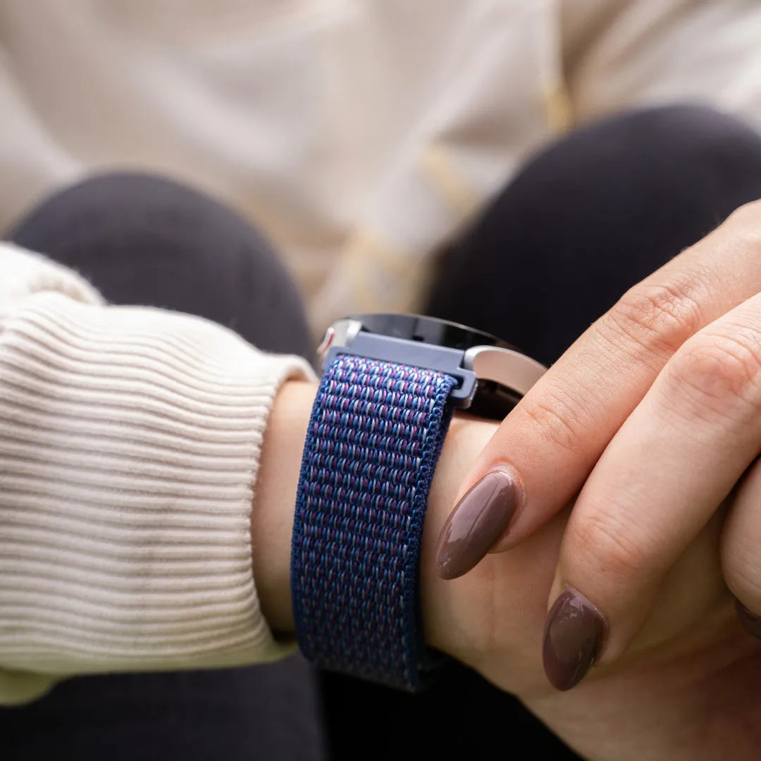 Amazfit GTR Mini nylon bandje (paars/blauw)