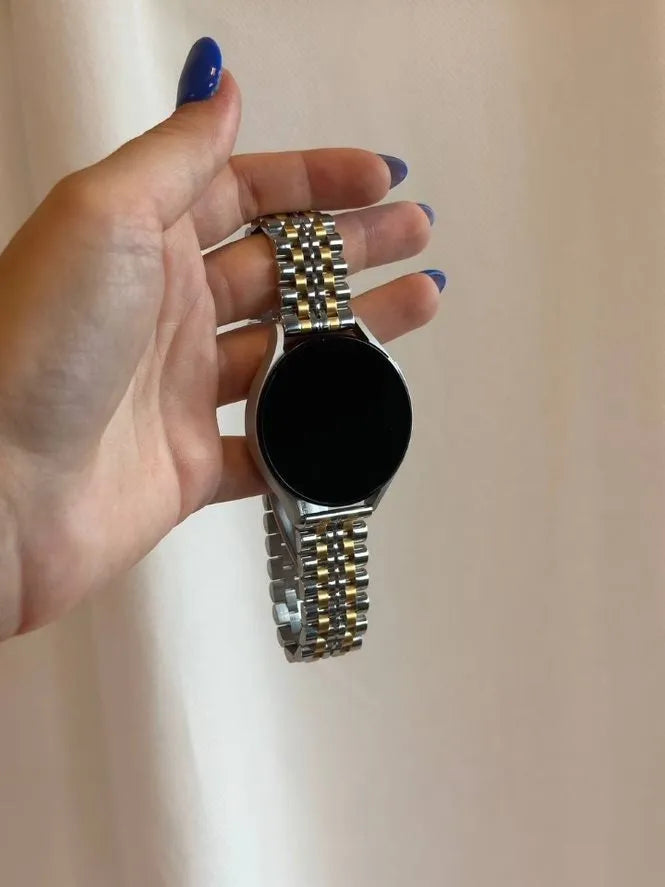 xoxo Wildhearts OnePlus Watch Steel Strap (Silver/Gold)