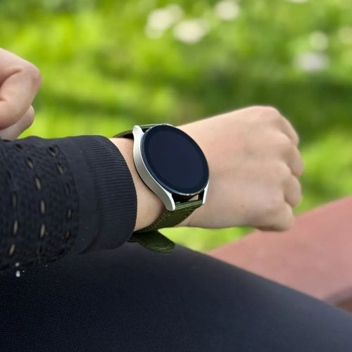 Honor Magic Watch 2 nylon gesp band (groen)
