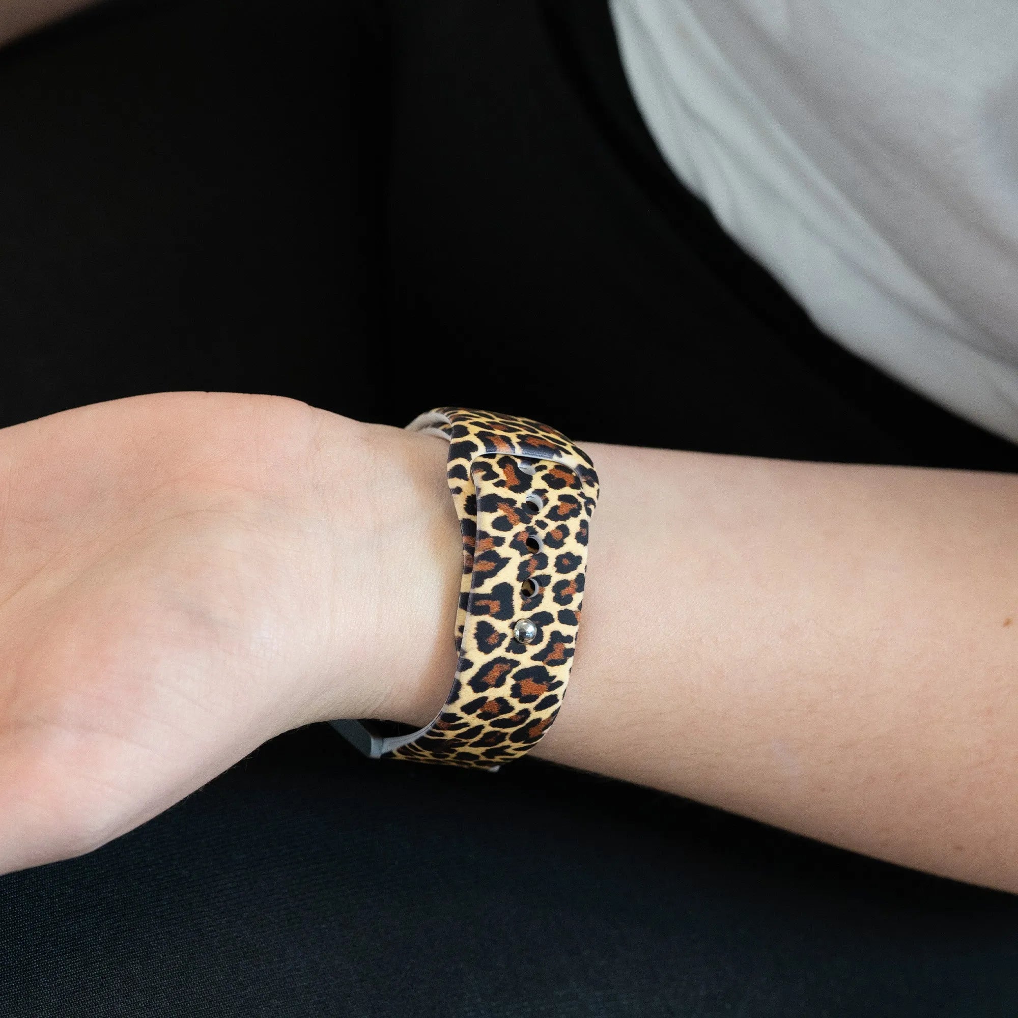 Bandz Coros Pace 2 siliconen band 'Leopard'