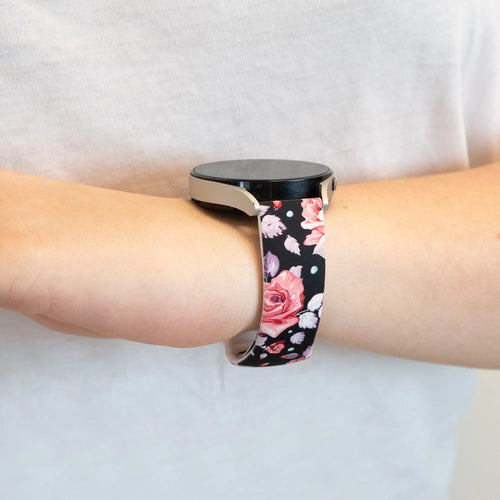 Bandz Oozoo Smartwatch 20mm Patterned Strap (Flowers)