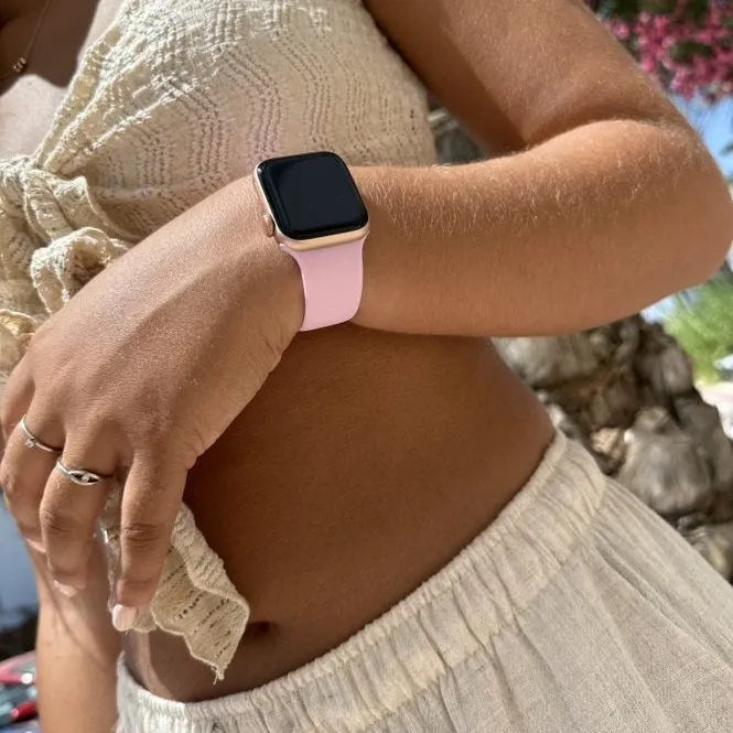 xoxo Wildhearts Apple Watch siliconen bandje (roze)