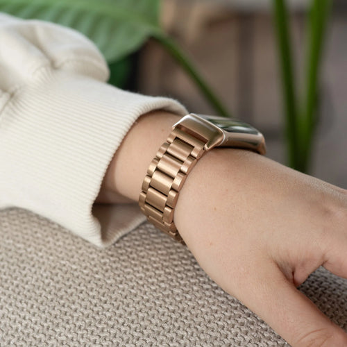 Fitbit Charge 5 stalen band (rosé goud)