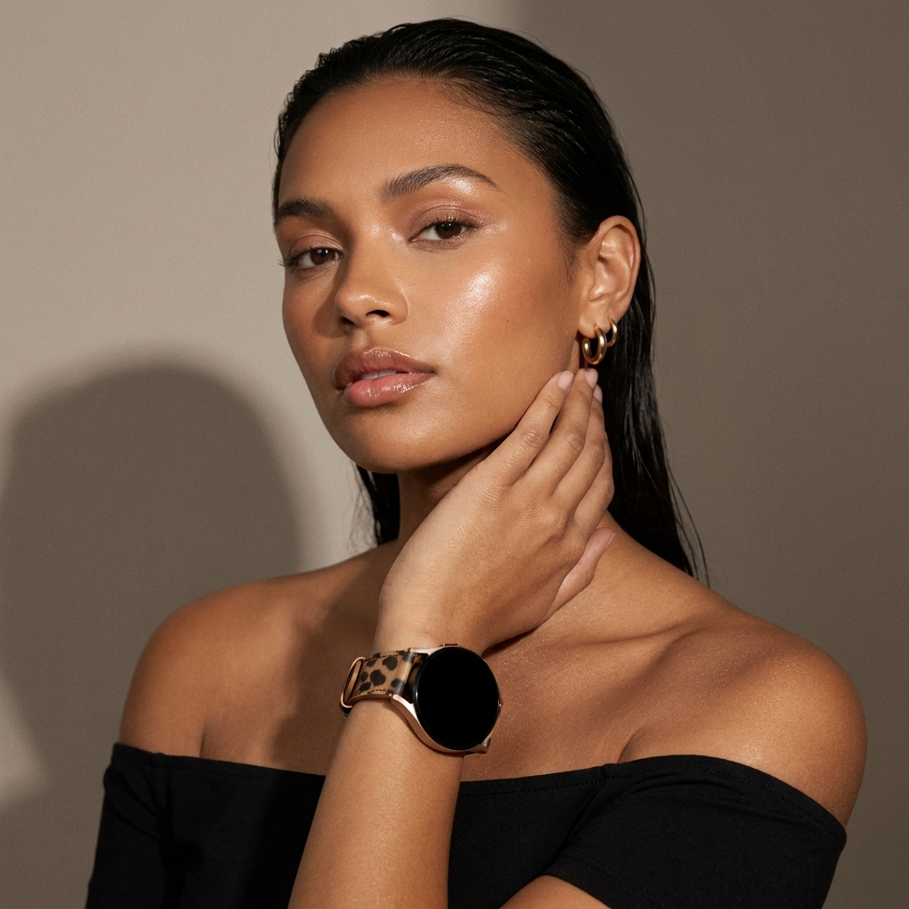xoxo Wildhearts Amazfit Bip U leren bandje (Leopard)