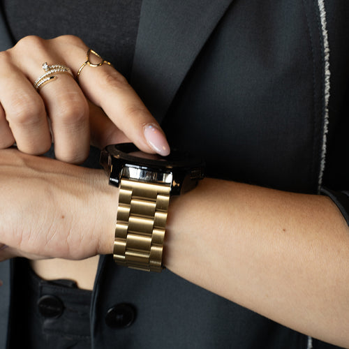 Amazfit Bip 5 stalen band (goud)