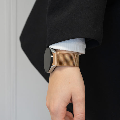 Bandz Samsung Galaxy Watch 4 40mm Milanese loop band (champagne)