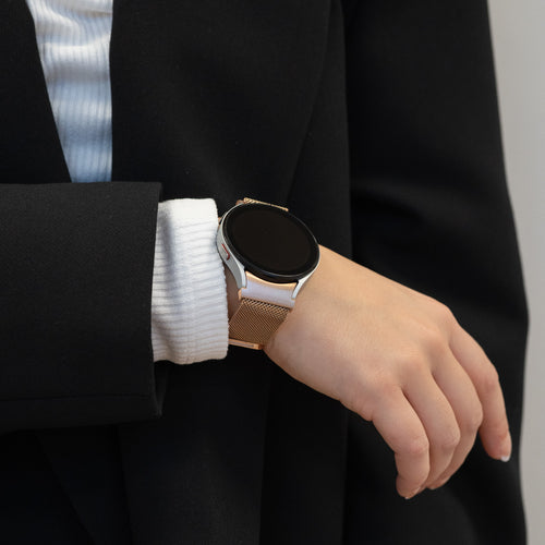 Bandz Samsung Galaxy Watch 4 40mm Milanese loop band (champagne)