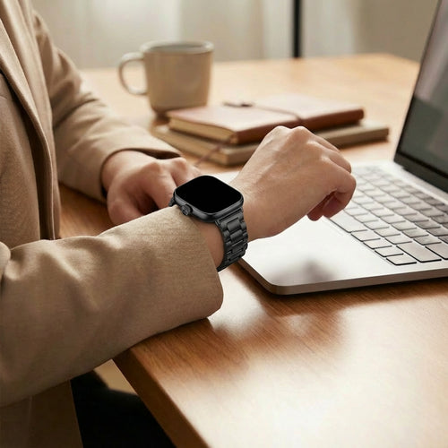 Redmi Watch 6 stalen band (zwart)