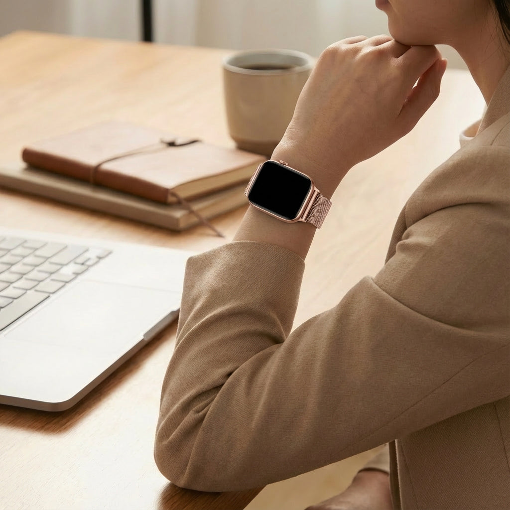 Redmi Watch 4 Milanese band (roze)