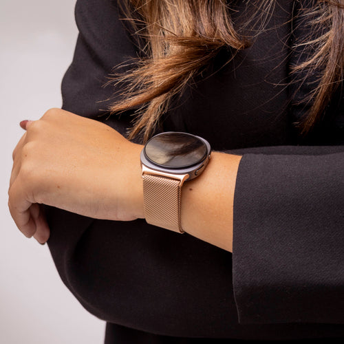 Samsung Galaxy Watch 8 - 40mm Milanese band (rosé goud)
