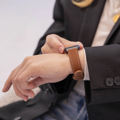 Leather Strap, brown, lifestyle photo