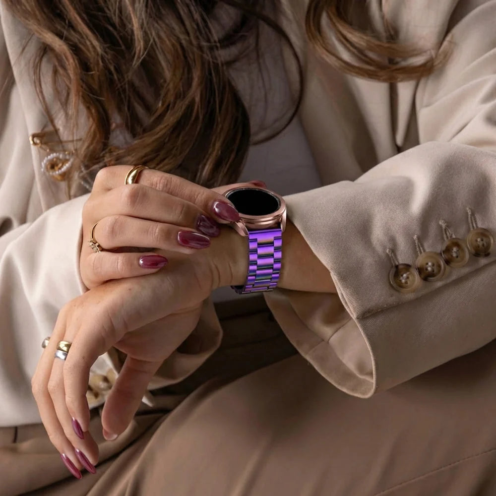 Garmin Vivoactive 5 stalen band (regenboog)