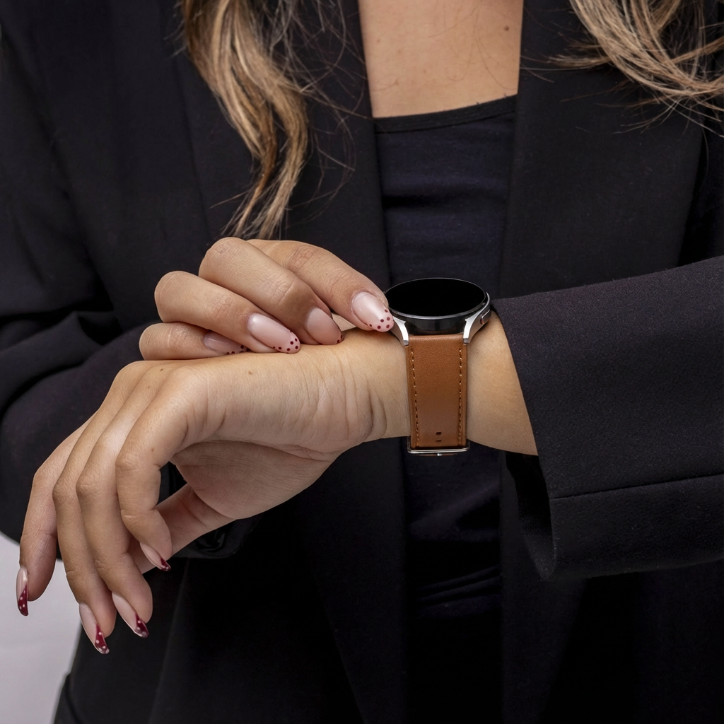 Oppo Watch X3 Modern Leather Strap (Brown)
