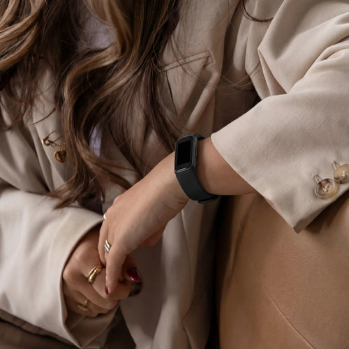 Fitbit Inspire nylon band (zwart)