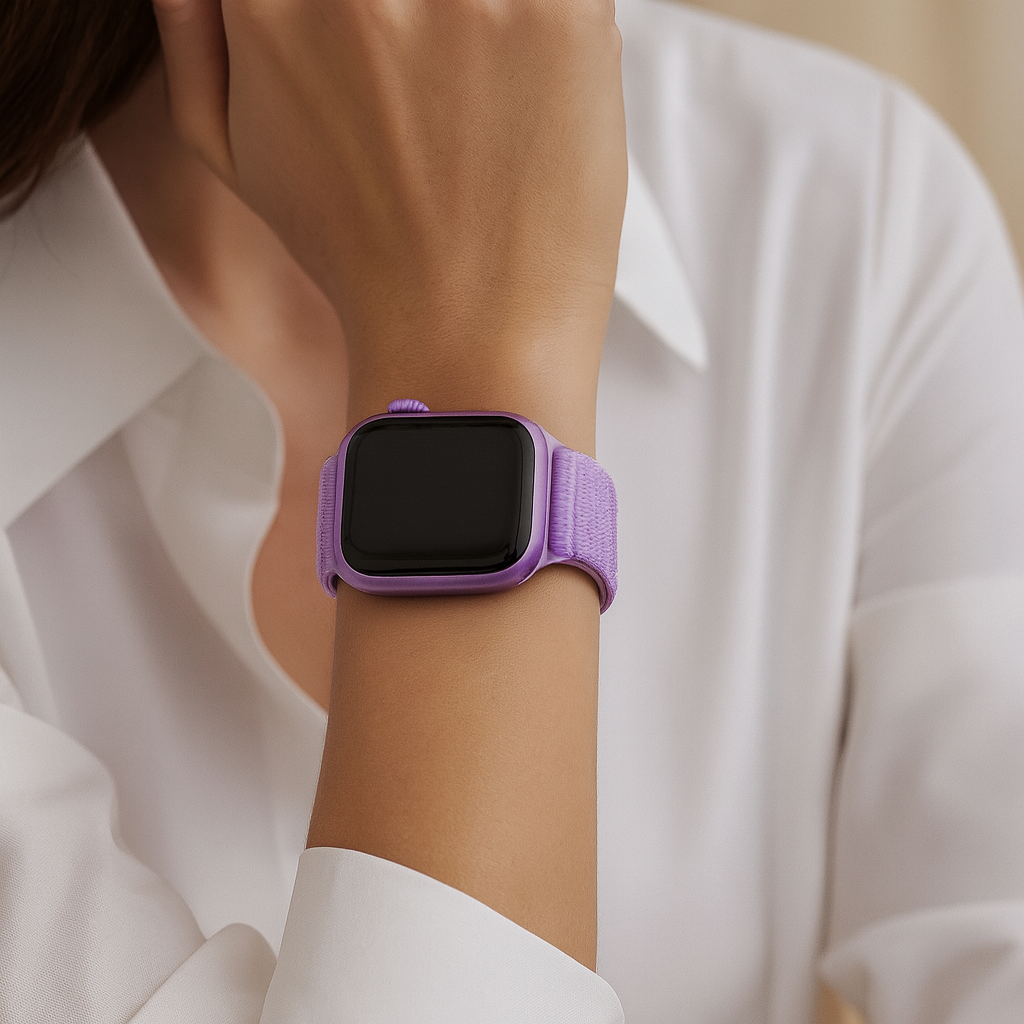 Apple Watch Ultra Wave Nylon Strap (Purple)