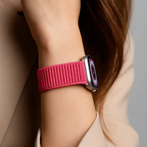 Apple Watch wave nylon band (watermeloen)
