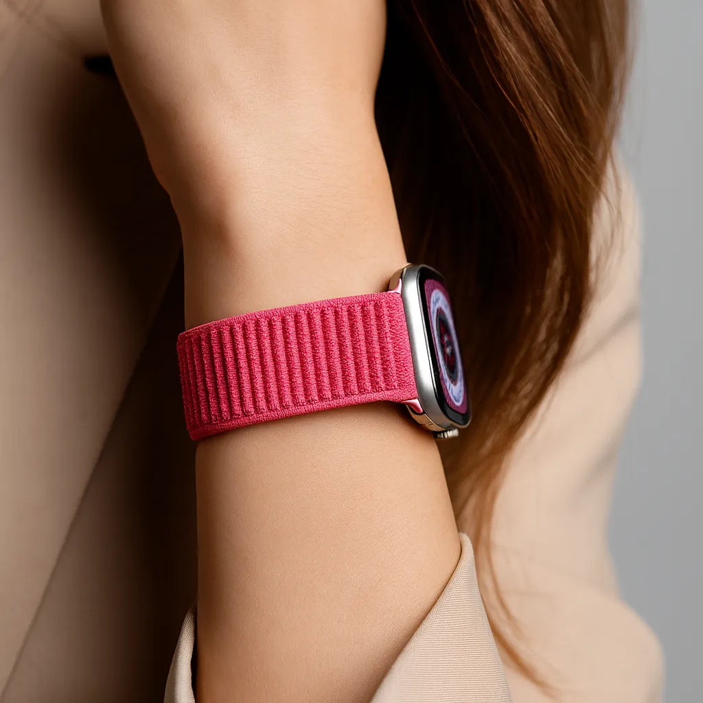 Apple Watch wave nylon band (watermeloen)