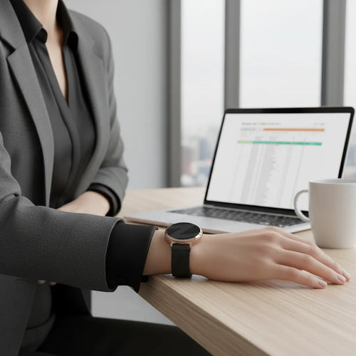 Bandz Garmin Lily 2 Milanese loop band (zwart)