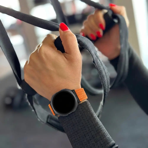 Bandz Samsung Galaxy Watch 8 - 40mm Magnetic Braided Strap (Orange)