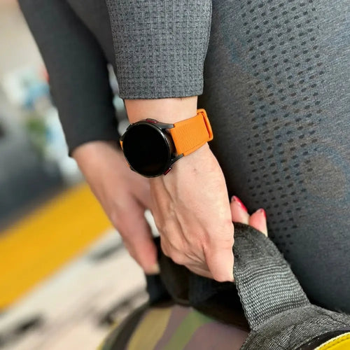 Samsung Galaxy Watch 4 - 44mm siliconen bandje (oranje)