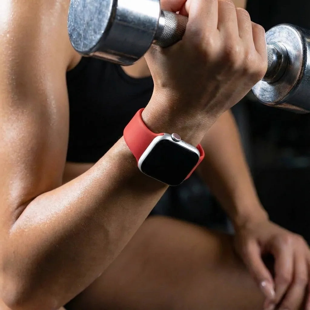 Apple Watch Silicone Strap (Red)
