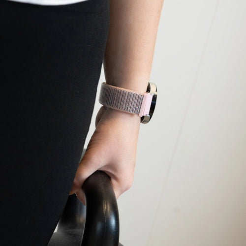 Bandz ICE fit RT 3.0 - 36mm nylon loop band (roze)