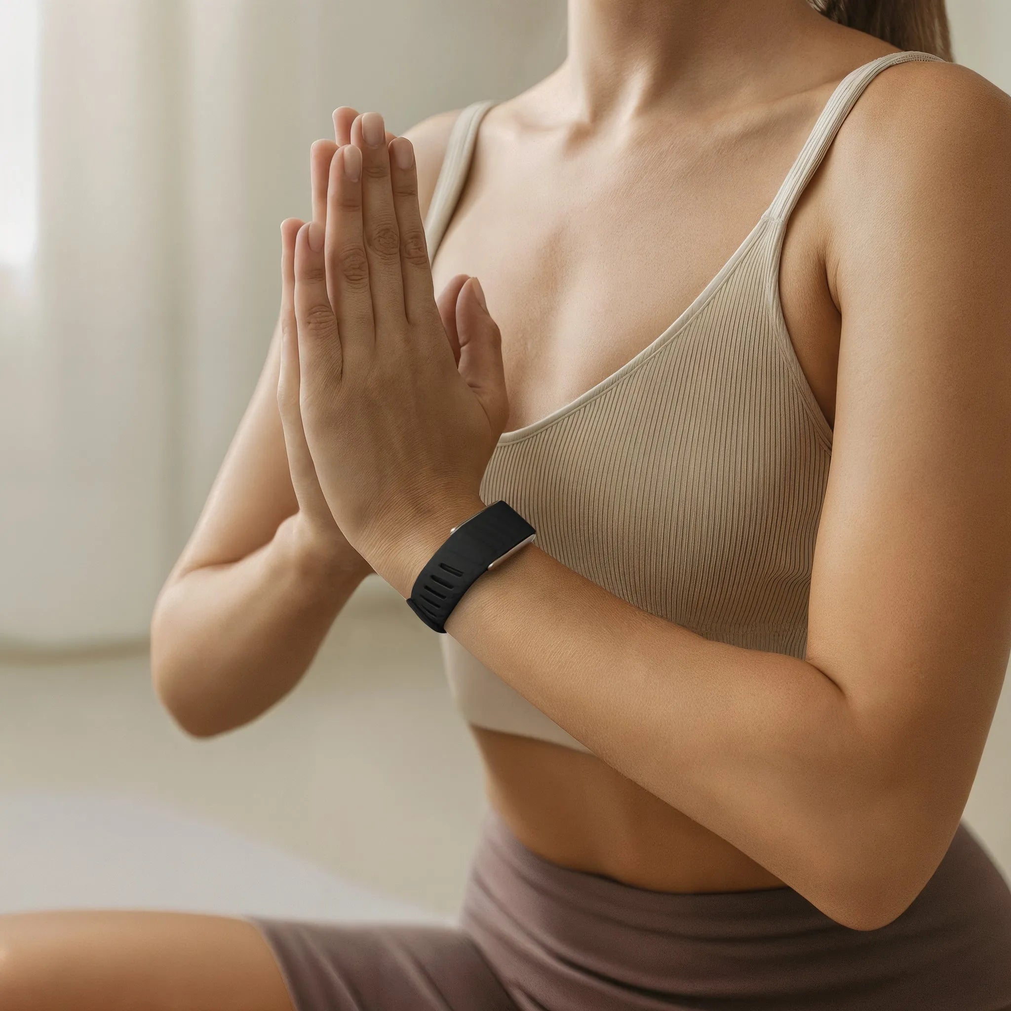 Sport bandje geschikt voor Whoop 5.0 (zwart/grijs)