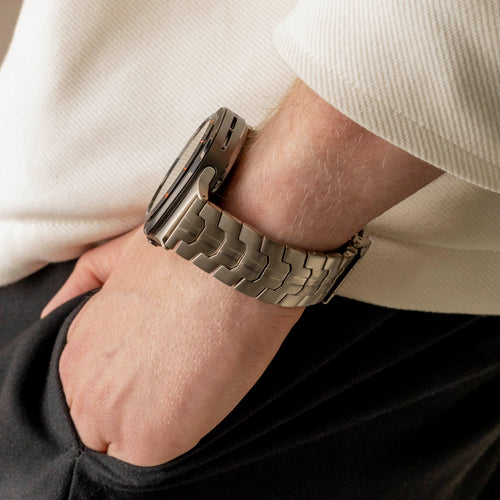 Bandz Samsung Galaxy Watch Ultra 2 titanium band 'Iron' (titanium)