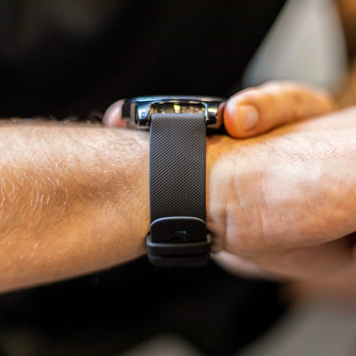 OnePlus Watch 3 luxe siliconen bandje (zwart)