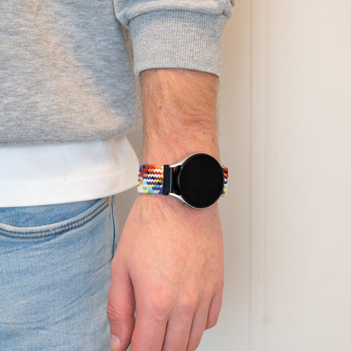 Bandz Garmin D2 Air X10 Woven Nylon Strap (Rainbow)