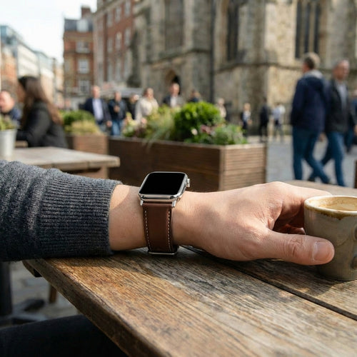 Redmi Watch 5 Leather Strap (Dark Brown)