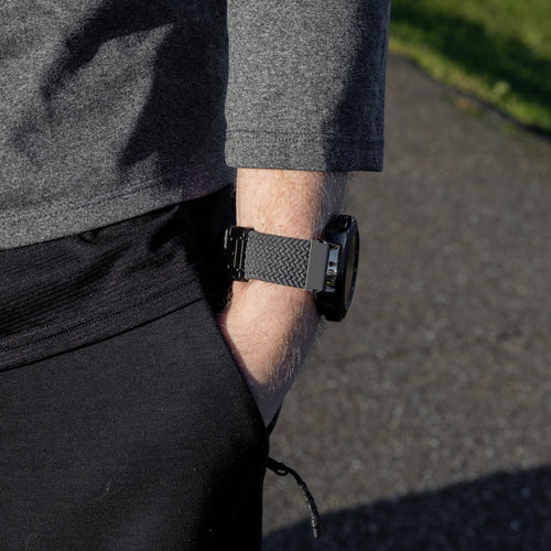 Huawei Watch GT 7 - 46mm gevlochten band met P-buckle (grijs)