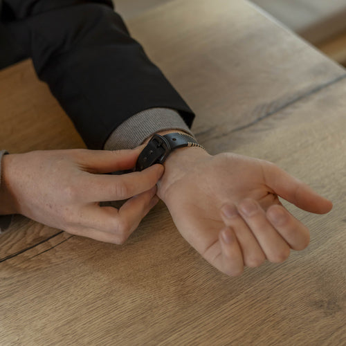 CMF Watch 3 Pro Stitched leren band (zwart)