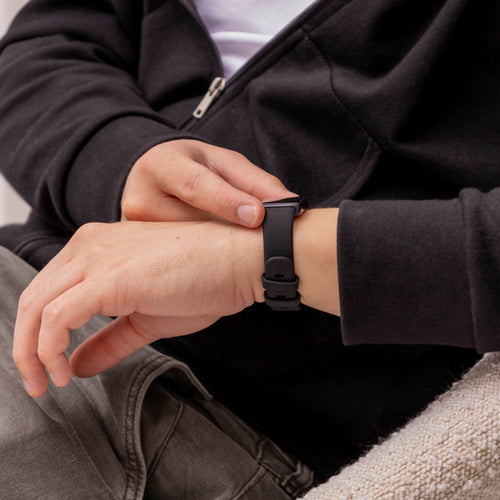 Huawei Band 10 Silicone Classic Strap (Black)
