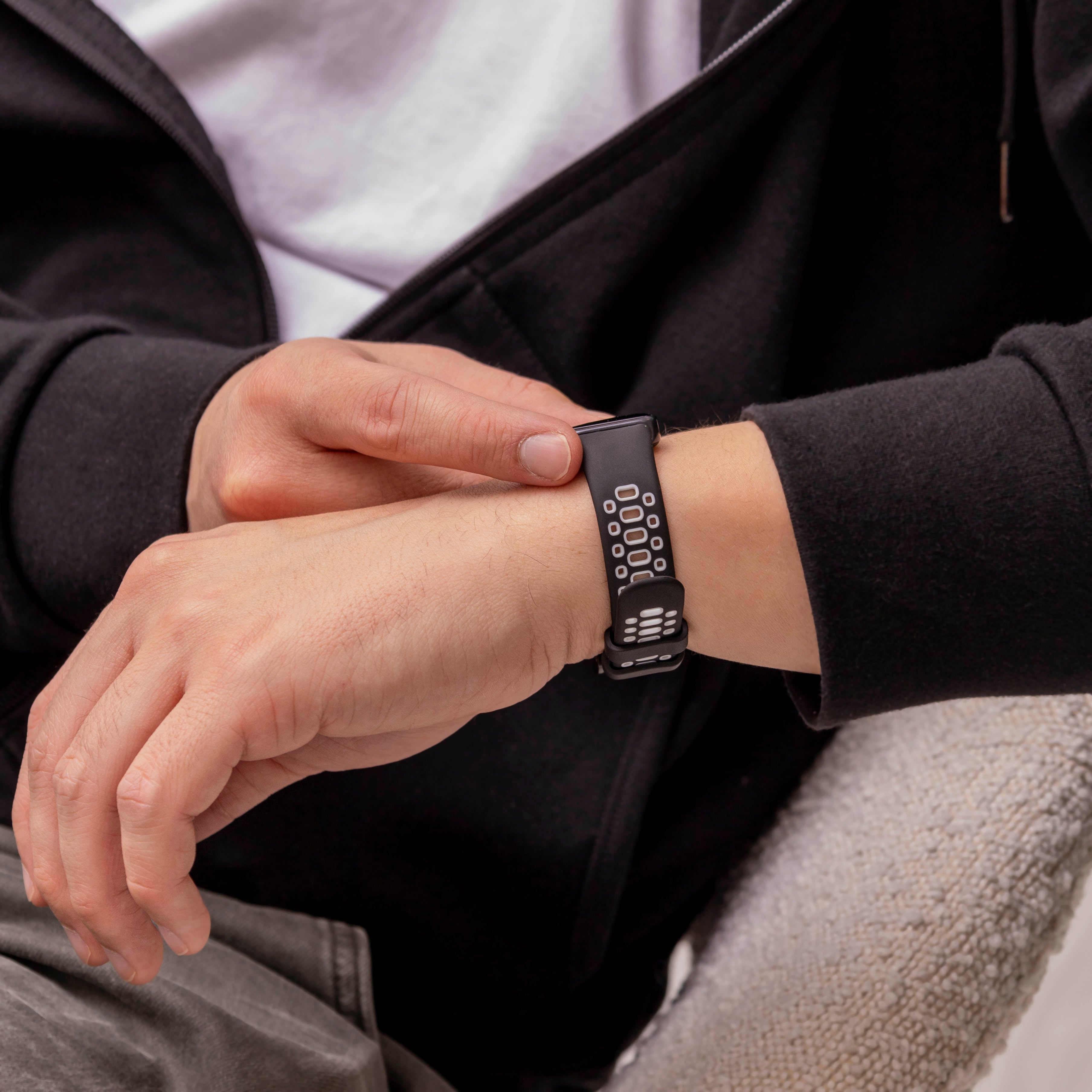 Huawei Band 8 sport bandje (zwart/wit)