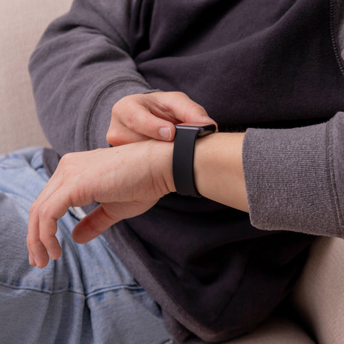 Samsung Galaxy Fit 3 siliconen bandje (zwart) 