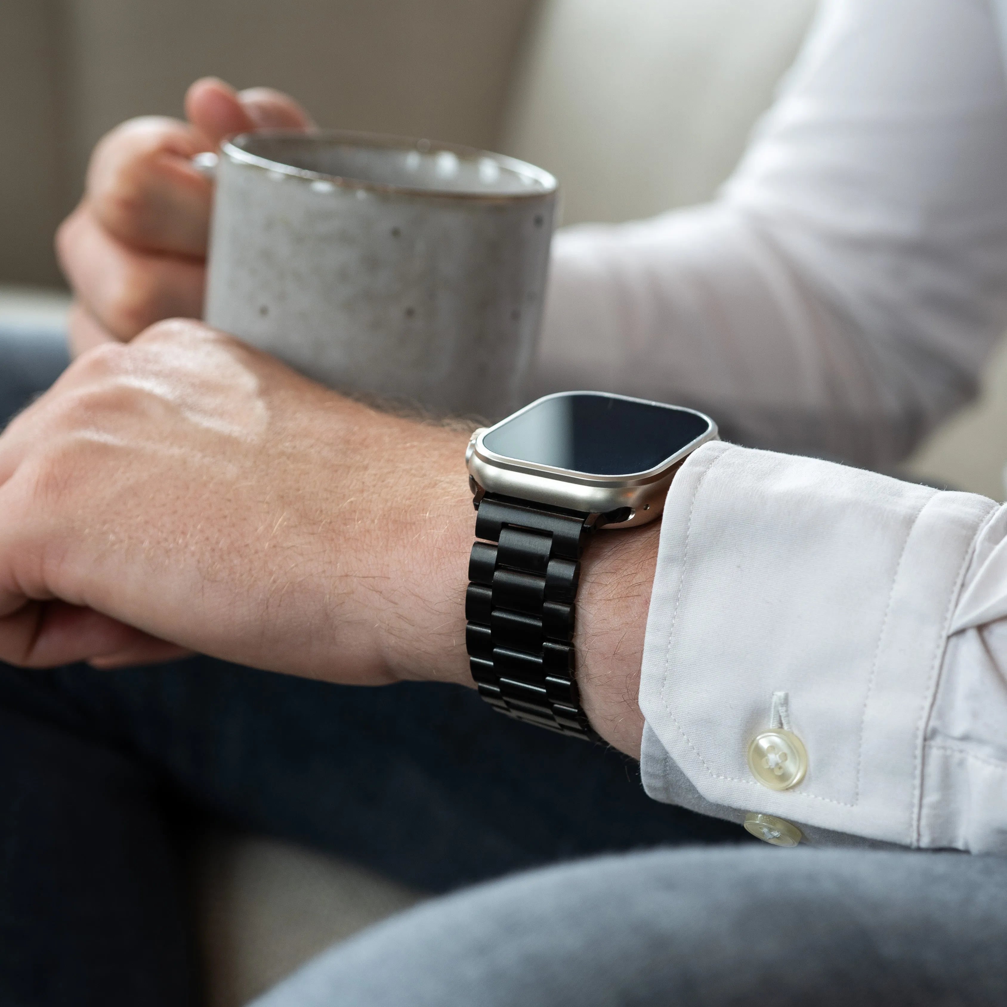 Apple Watch Titanium Strap (Black)