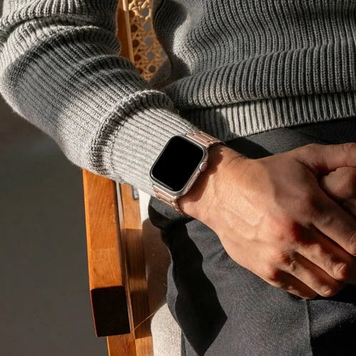Apple Watch Luxury Metal Strap 'Slim' (Rosegold)