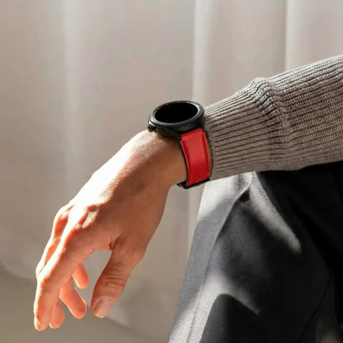 Samsung Galaxy Watch 7 - 40mm Hybrid Leather Strap (Red)