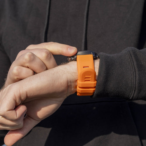 Garmin Fenix 8 Pro - 51mm siliconen bandje (oranje)