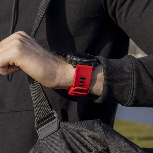 Amazfit T-Rex Ultra 2 sport gesp band (rood/zwart)