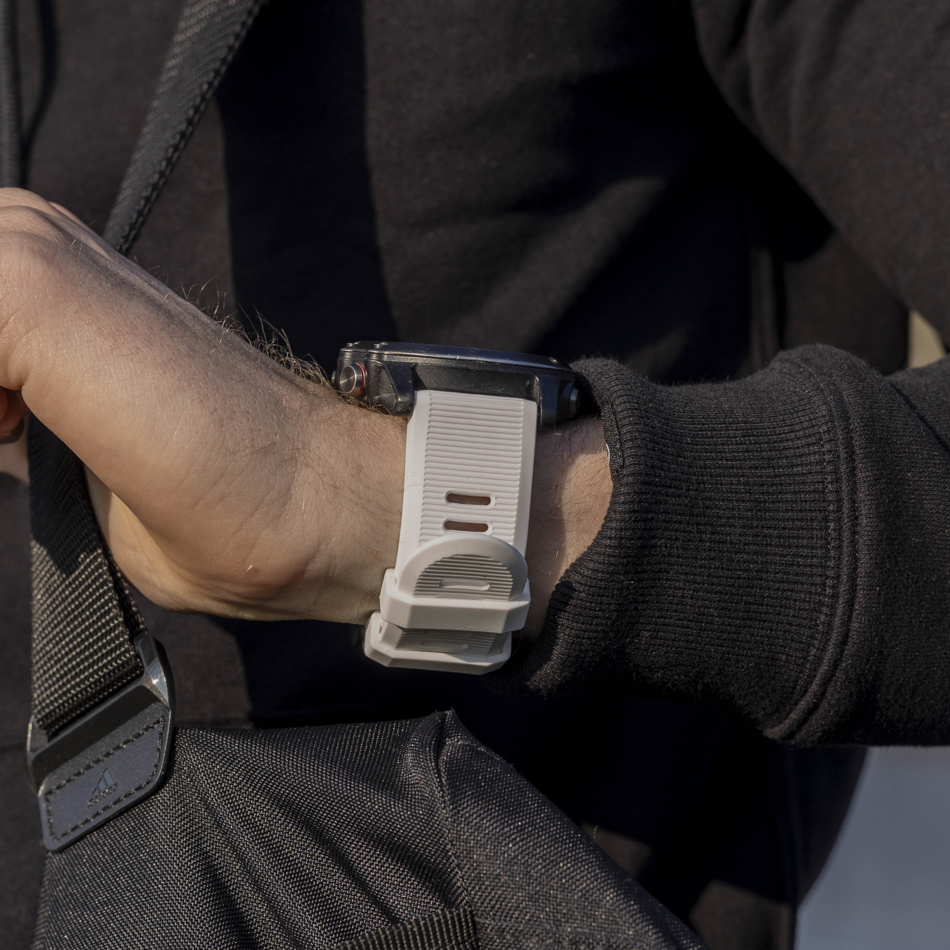 Garmin Fenix 5x / 6x siliconen bandje (wit)