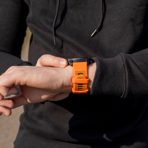 Garmin Instinct 3 - 50mm Sport Buckle Strap (Orange/Black)