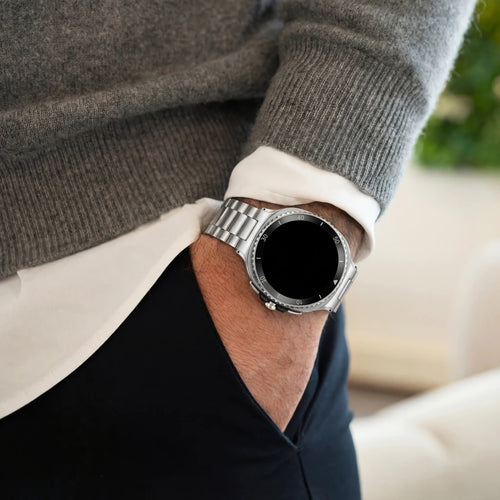 Samsung Galaxy Watch 8 Classic Steel Strap (Silver)