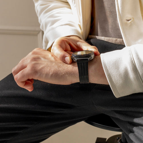 Samsung Galaxy Watch Ultra Stainless Steel Strap (Black)