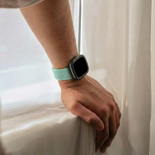 Fitbit Versa 4 Nylon Strap (Mint)