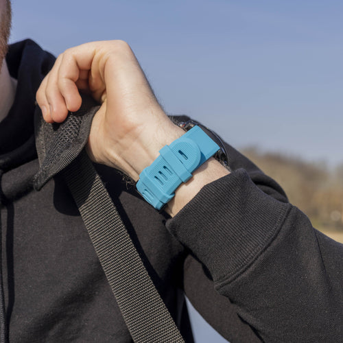 Garmin Tactix 7 siliconen bandje (lichtblauw)