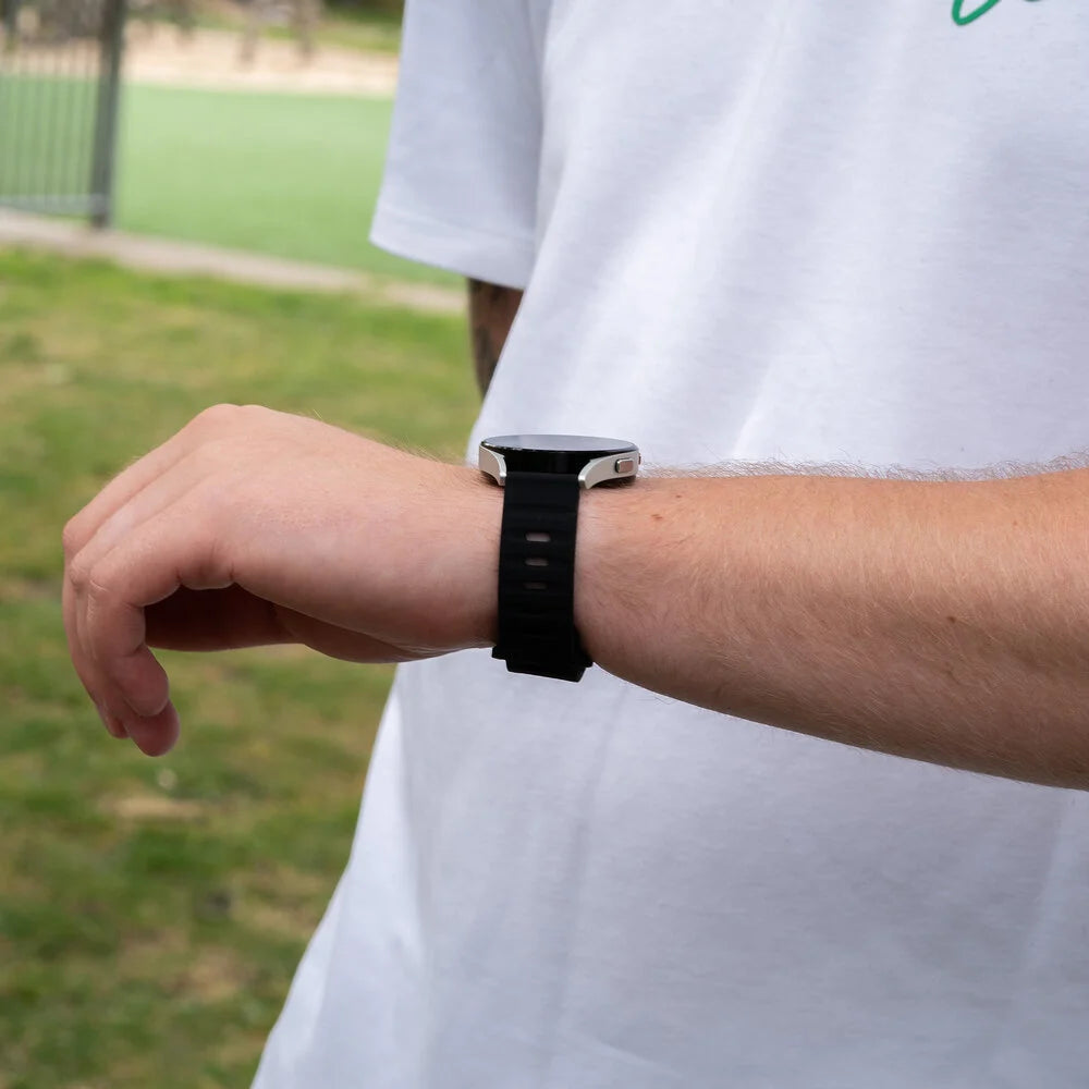 Realme Watch S (Pro) outdoor siliconen bandje (zwart)